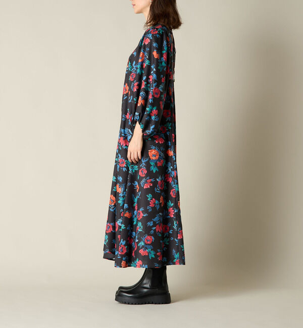 Liesse「フラワープリントロングワンピース」|ワンピース|