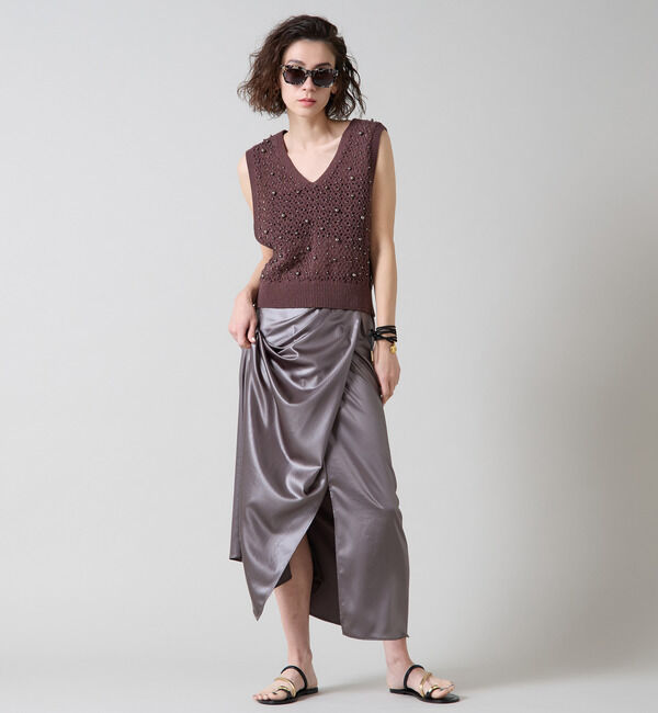 Liesse「タックドレープスカート」|スカート|