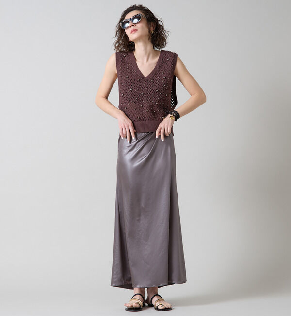 Liesse「タックドレープスカート」|スカート|