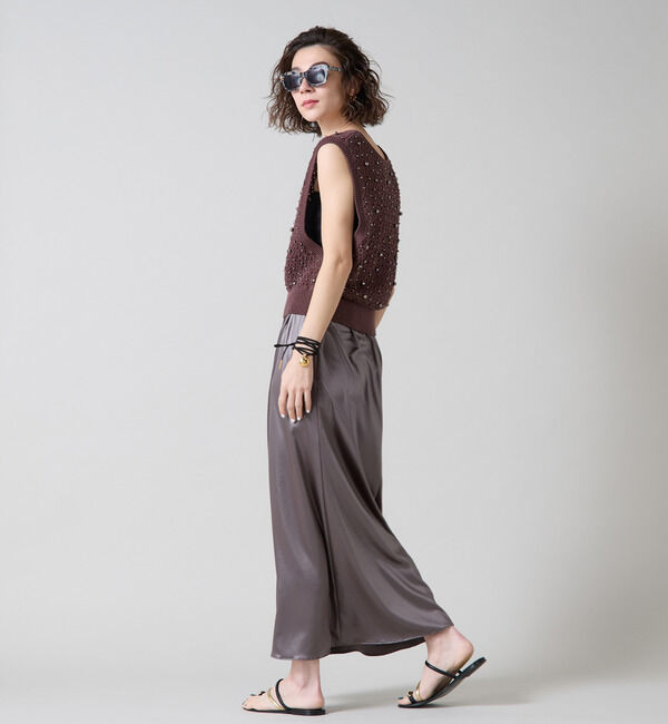 Liesse「タックドレープスカート」|スカート|