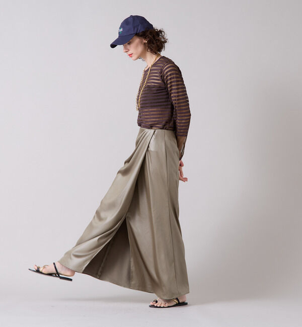 Liesse「タックドレープスカート」|スカート|