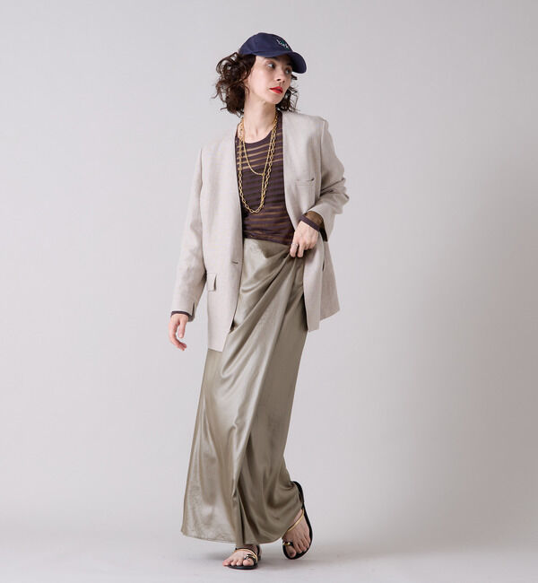 Liesse「タックドレープスカート」|スカート|