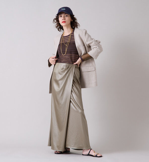 Liesse「タックドレープスカート」|スカート|