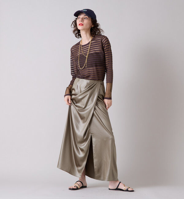 Liesse「タックドレープスカート」|スカート|