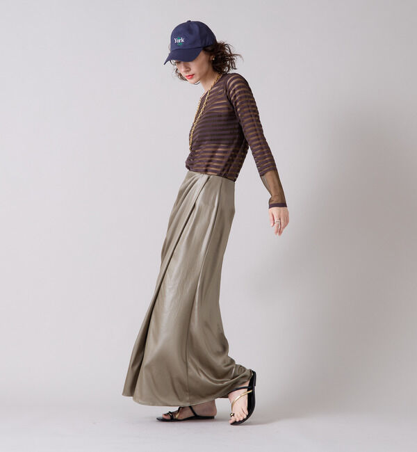 Liesse「タックドレープスカート」|スカート|