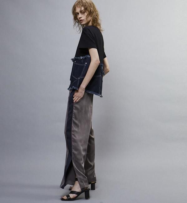 Soffitto「【AULA AILA別注】DENIM COMBINATION T-SHIRT」|Tシャツ・カットソー|