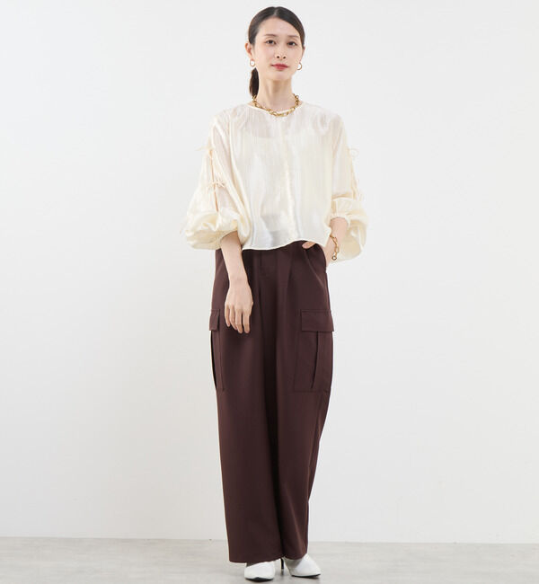 Soffitto「リボン付きブラウス」|シャツ・ブラウス|