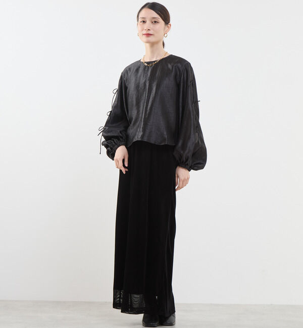 Soffitto「リボン付きブラウス」|シャツ・ブラウス|