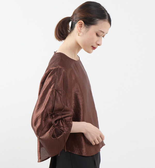 Soffitto「リボン付きブラウス」|シャツ・ブラウス|
