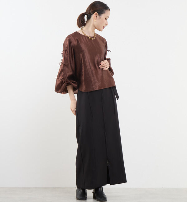 Soffitto「リボン付きブラウス」|シャツ・ブラウス|