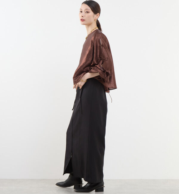 Soffitto「リボン付きブラウス」|シャツ・ブラウス|