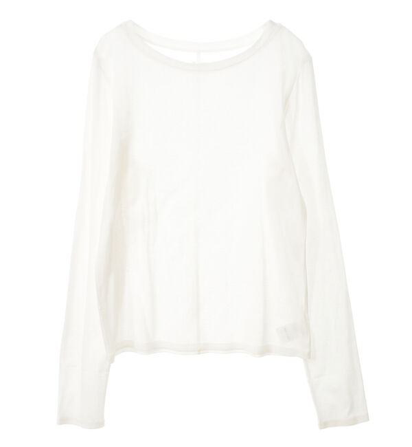 Soffitto「コットン丸首インナーロングTシャツ」|Tシャツ・カットソー|