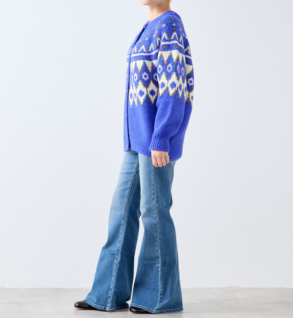 SOFFITTO「【GREEN BUTTER/グリーンバター】Alpaca Nordic Cardigan」|カーディガン|