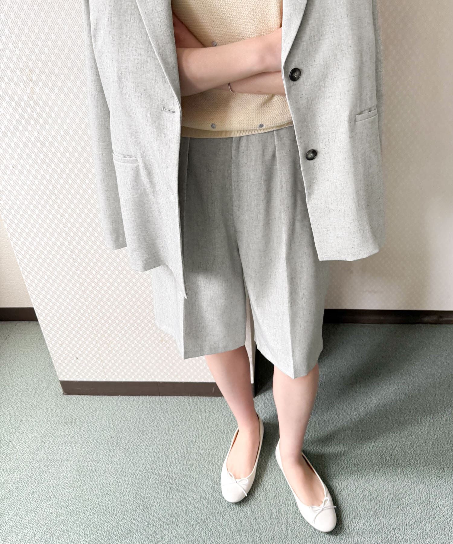 URBAN RESEARCH DOORS「『セットアップ対応』 ワンタックハーフパンツ」|その他|