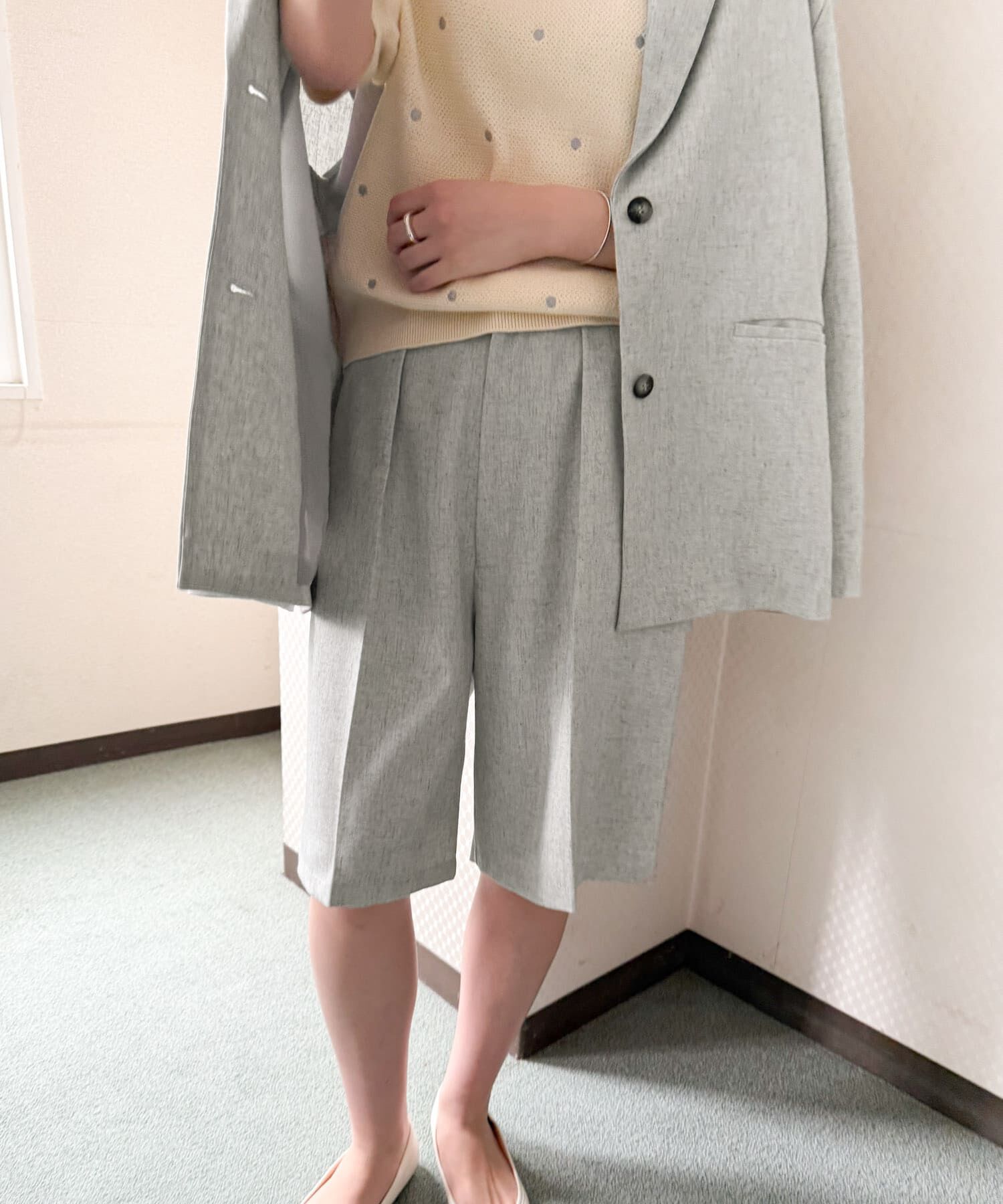 URBAN RESEARCH DOORS「『セットアップ対応』 ワンタックハーフパンツ」|その他|