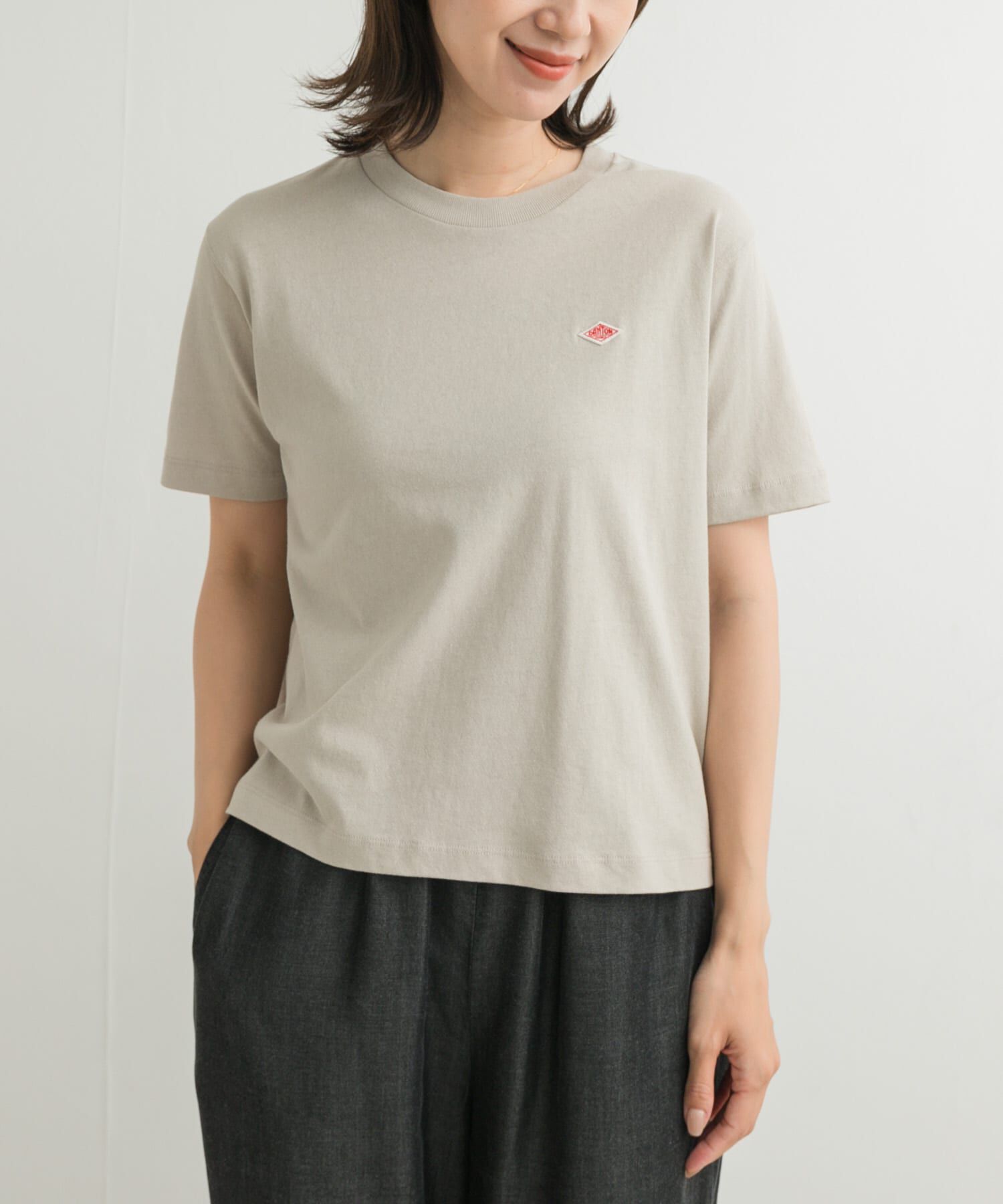URBAN RESEARCH DOORS「DANTON　SHORT T-SHIRTS」|Tシャツ・カットソー|ベージュ