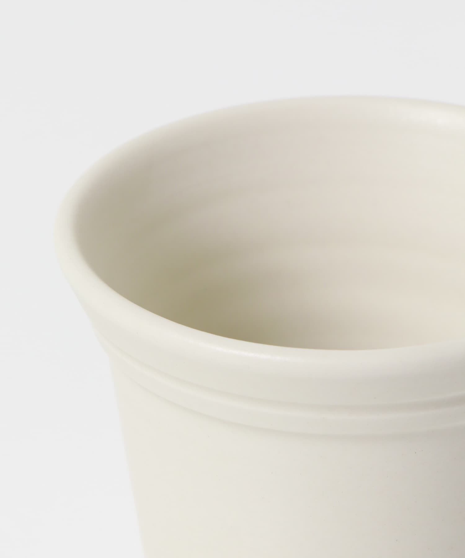 URBAN RESEARCH DOORS「石松信彦　白マット釉 フリーカップL」|食器・キッチングッズ|