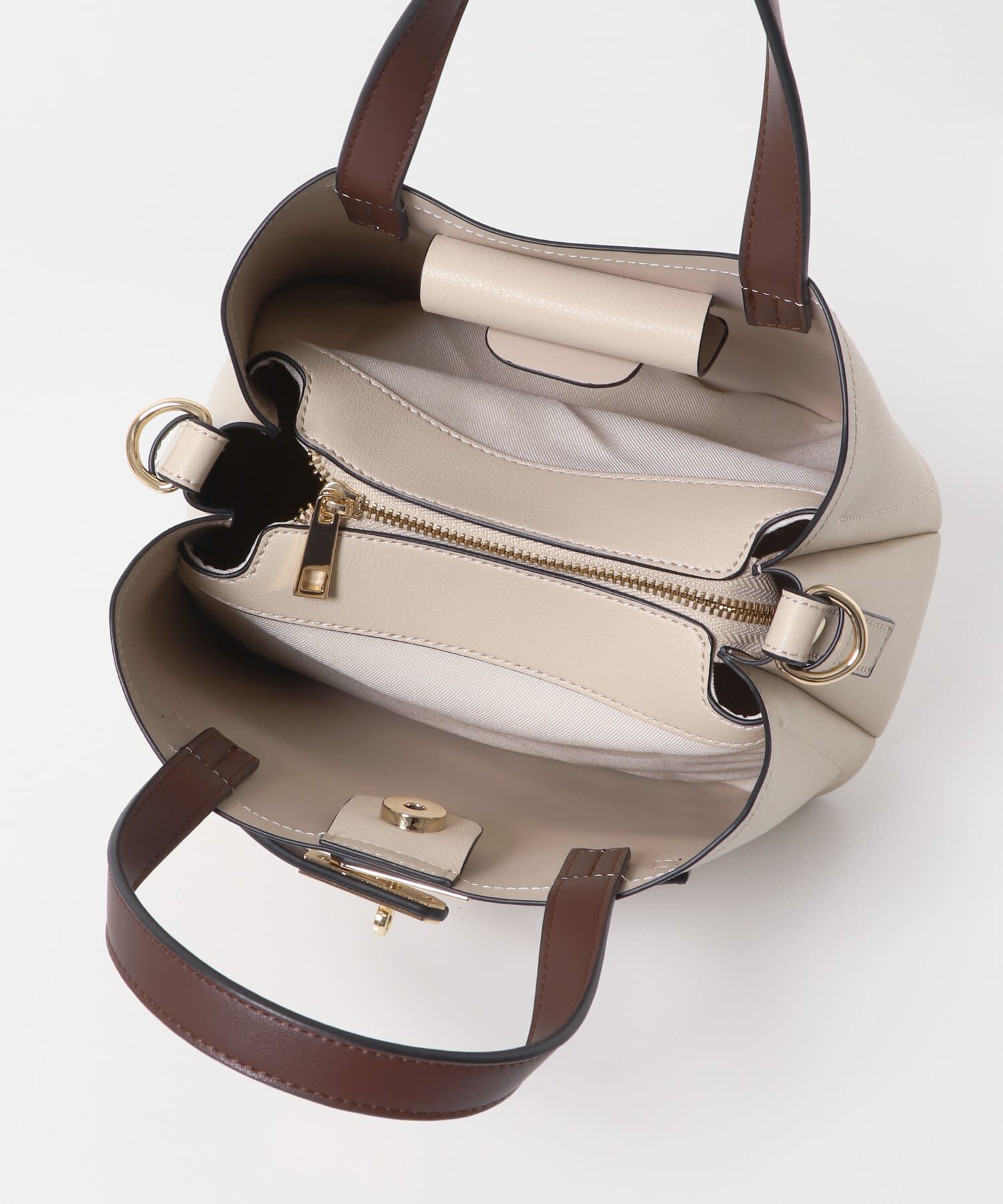 RODE SKO「バイカラーベルトハンドバッグ」|ハンドバッグ|