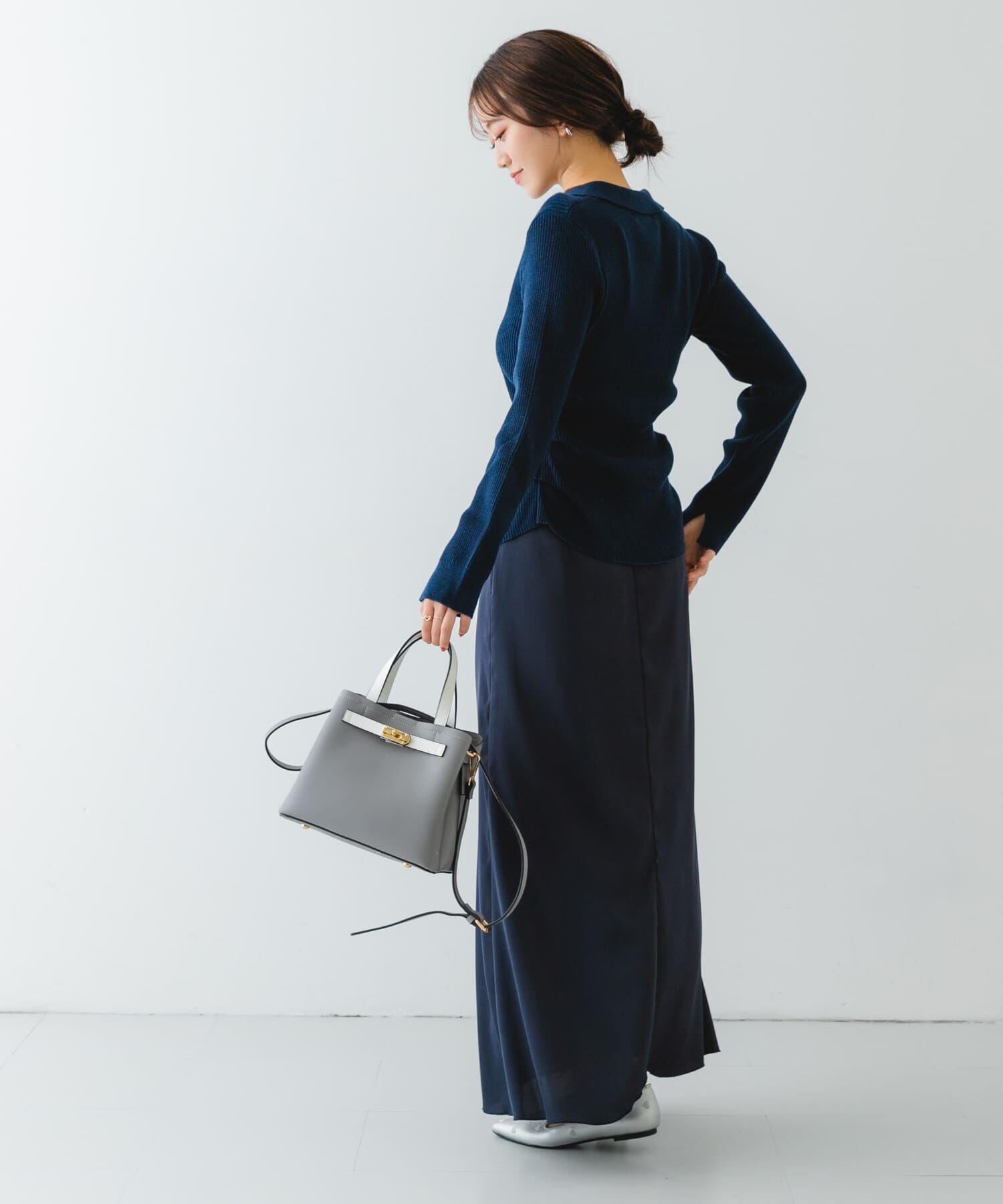 RODE SKO「バイカラーベルトハンドバッグ」|ハンドバッグ|