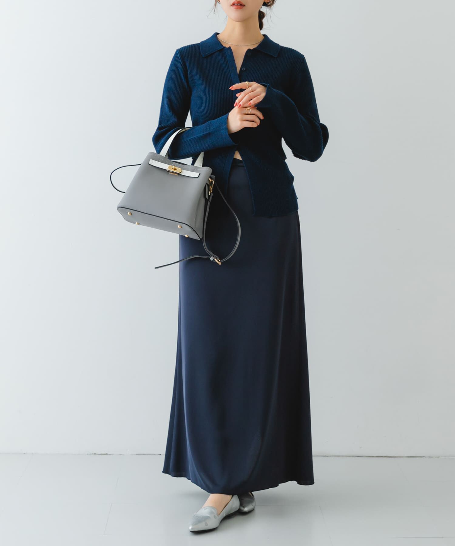 RODE SKO「バイカラーベルトハンドバッグ」|ハンドバッグ|