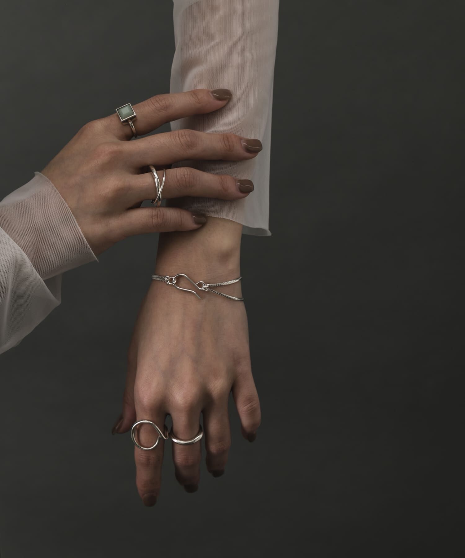 SMELLY「SMELLY so&rsquo;　double circle ring」|リング|