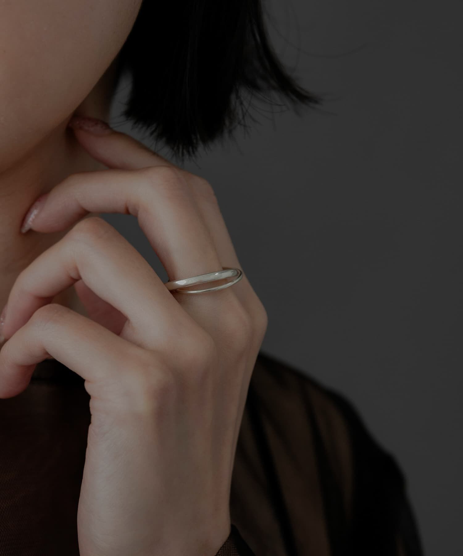 SMELLY「SMELLY so&rsquo;　double circle ring」|リング|