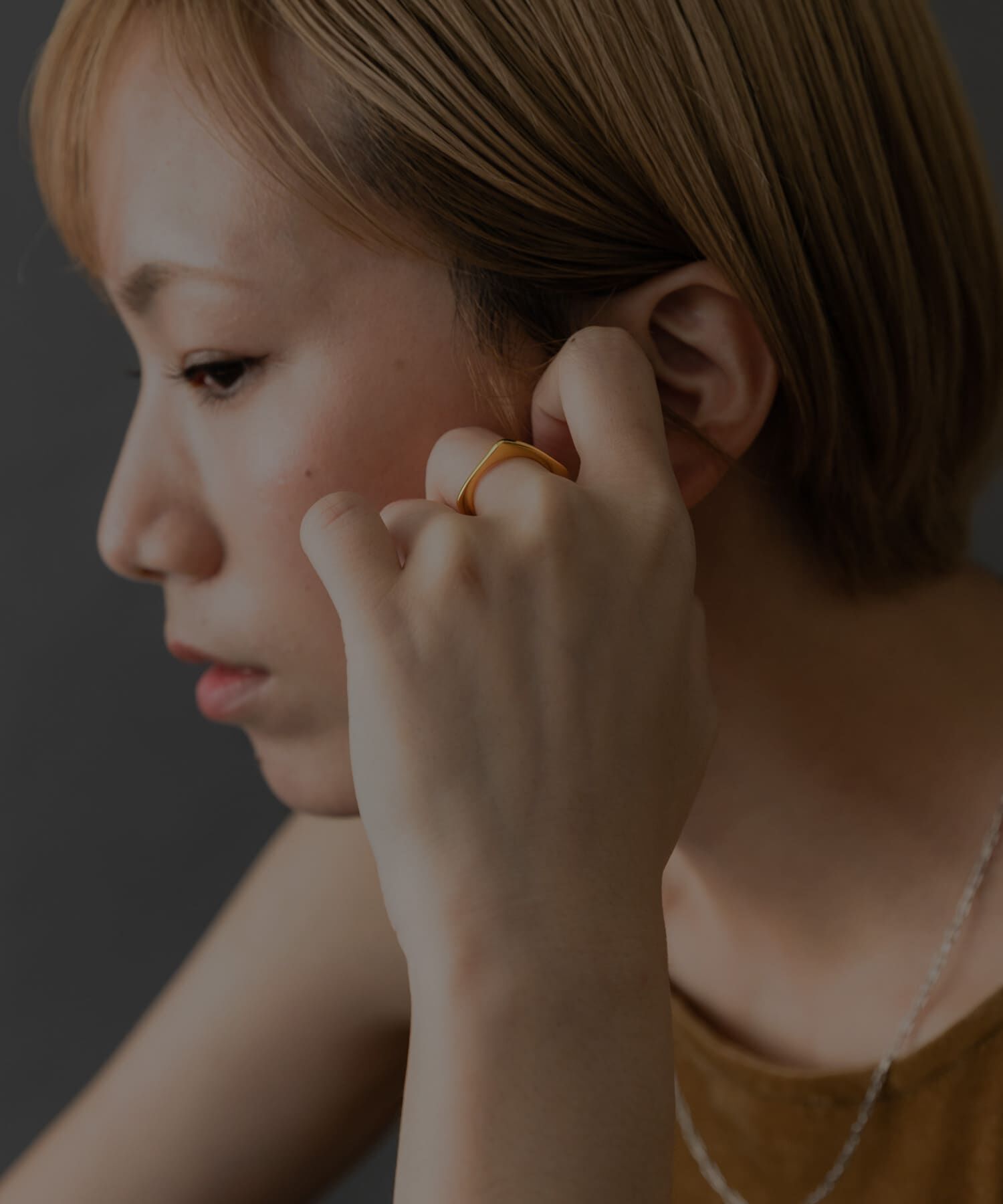 SMELLY「SMELLY so&rsquo;　square thin ring」|リング|