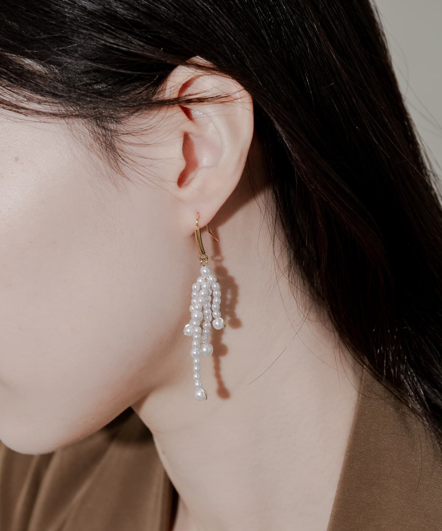 SMELLY「パールメタルスウェイピアス」|ピアス|