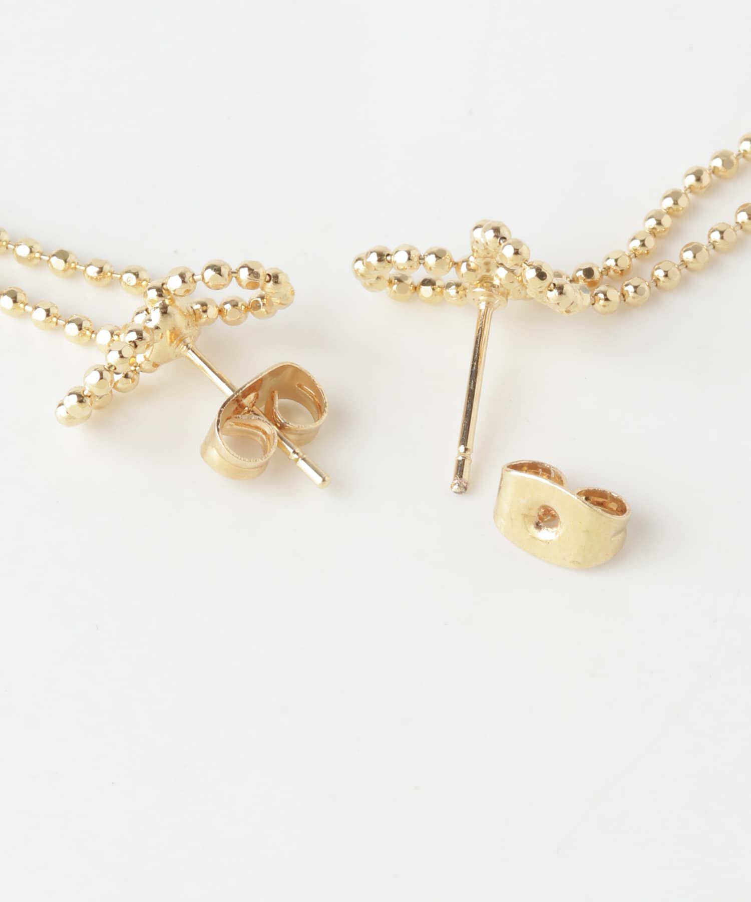 SMELLY「チェーンリボンピアス」|ピアス|