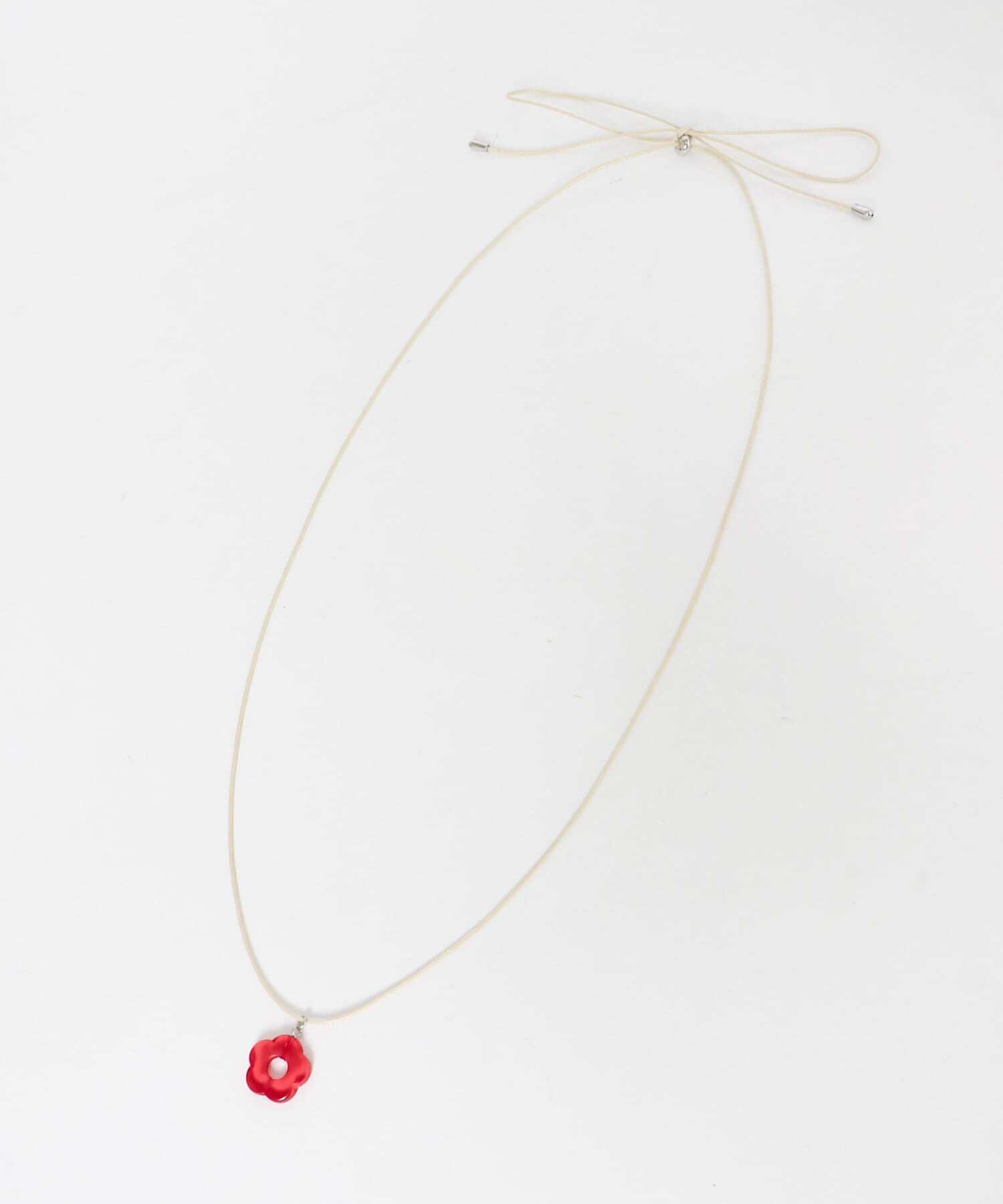 SMELLY「カラーフラワートップコードネックレス」|ネックレス|