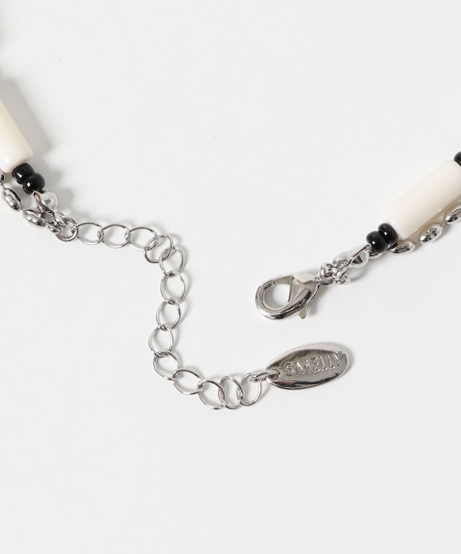 SMELLY「ビーズメタルボールレイヤードネックレス」|ネックレス|