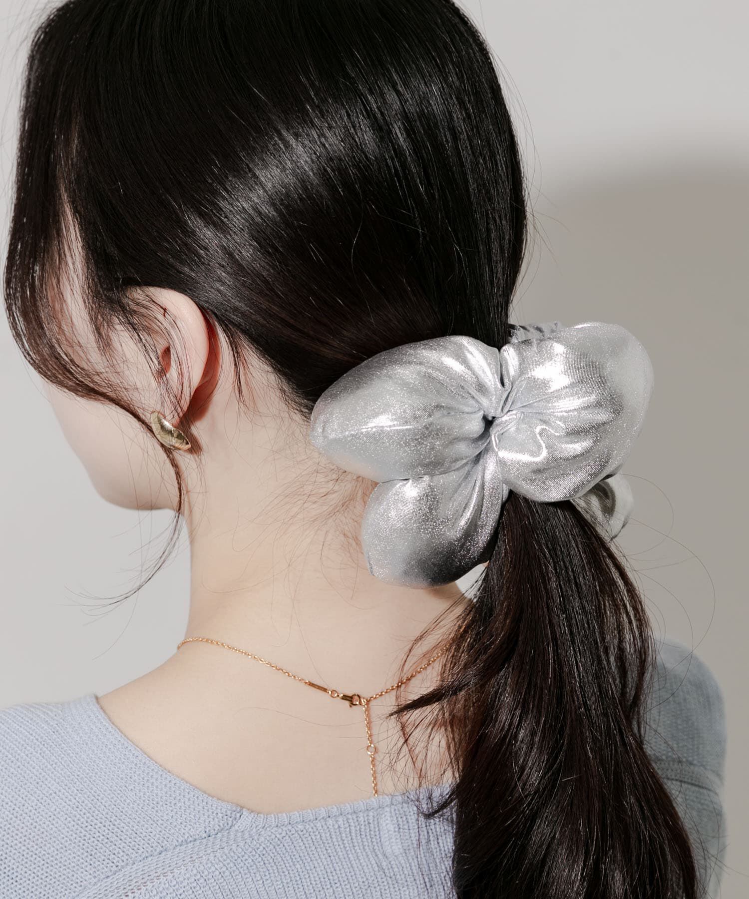 SMELLY「ボリュームフラワーシュシュ」|ヘアゴム・シュシュ|