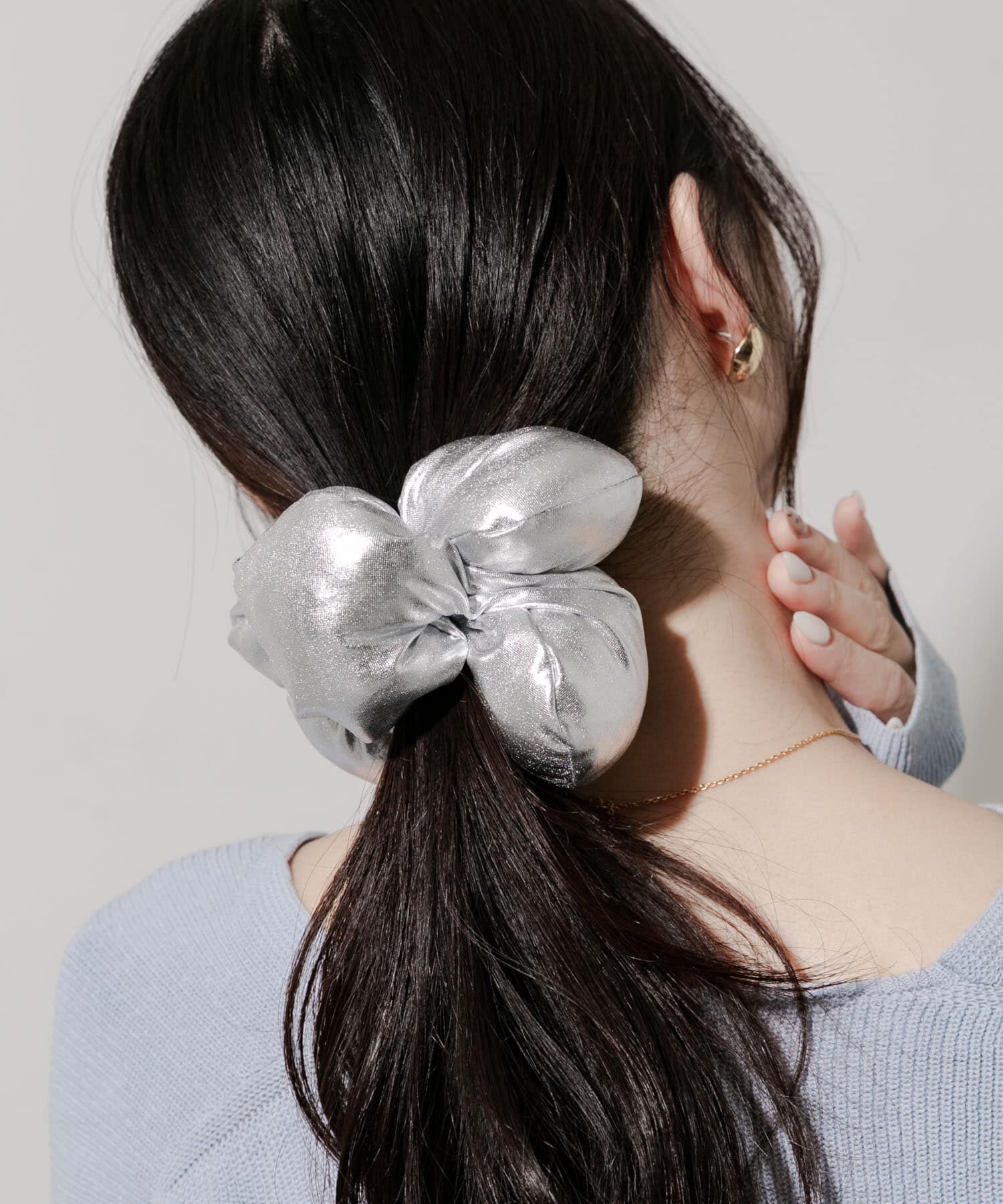 SMELLY「ボリュームフラワーシュシュ」|ヘアゴム・シュシュ|