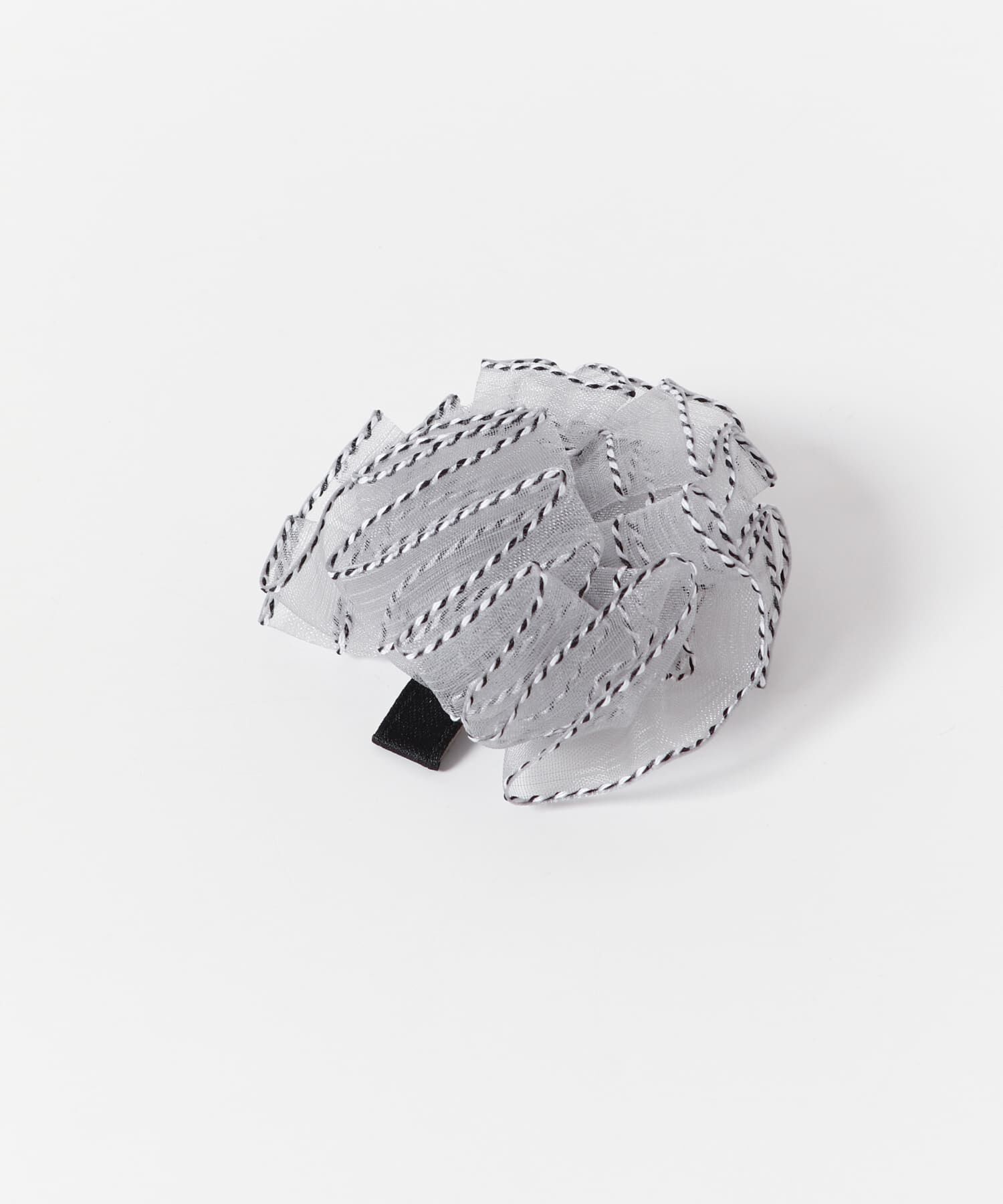 SMELLY「パイピングシフォンフラワーヘアピン」|その他|