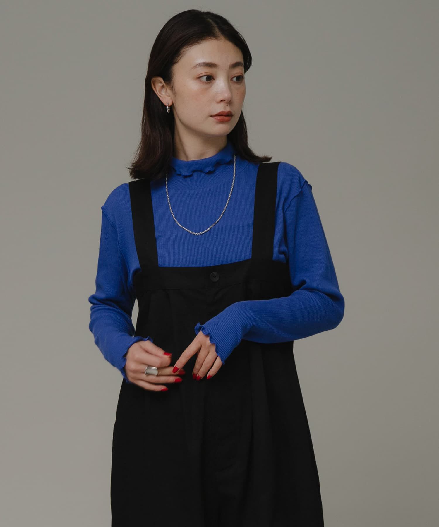 Sonny Label 「ハイウエストタックサロペット」|スカート|