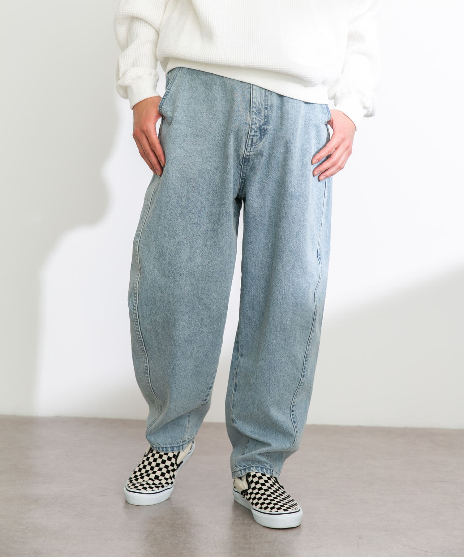 Sonny Label 「デニムバレルパンツ」|デニム|
