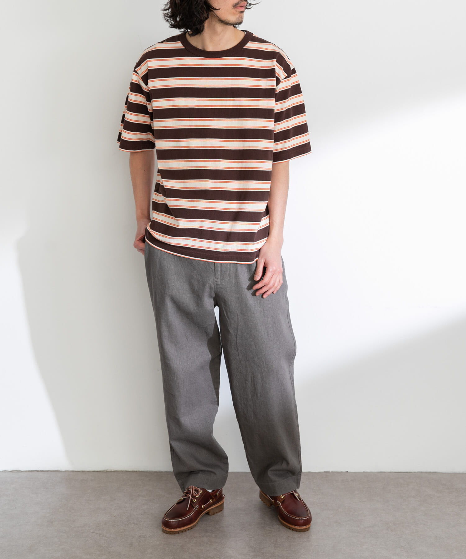 Sonny Label 「レトロボーダーハーフスリーブTEE」|Tシャツ・カットソー|