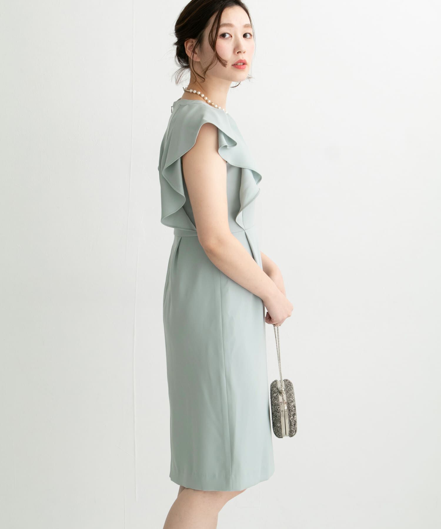 URBAN RESEARCH ROSSO「変形フリルコクーンドレス」|ワンピース|