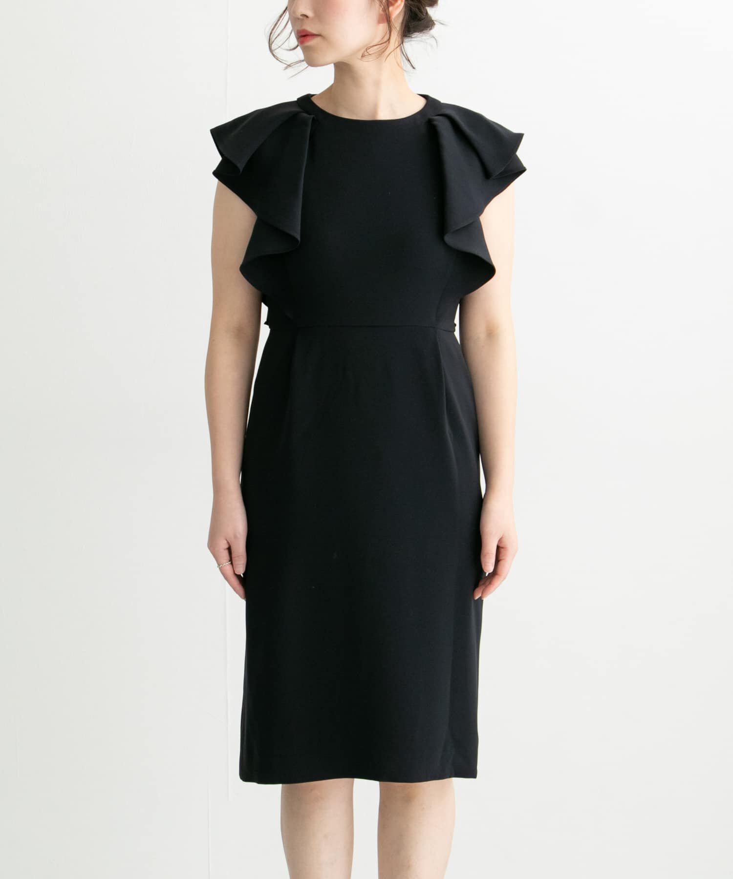 URBAN RESEARCH ROSSO「変形フリルコクーンドレス」|ワンピース|