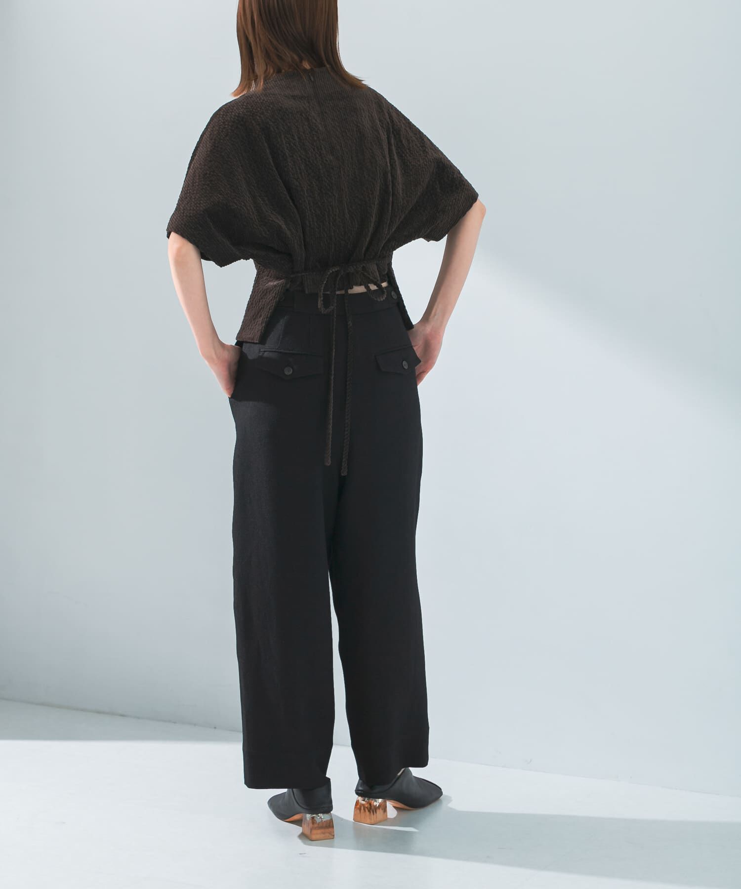 URBAN RESEARCH ROSSO「le　CORDUROY TIE BLOUSE」|シャツ・ブラウス|