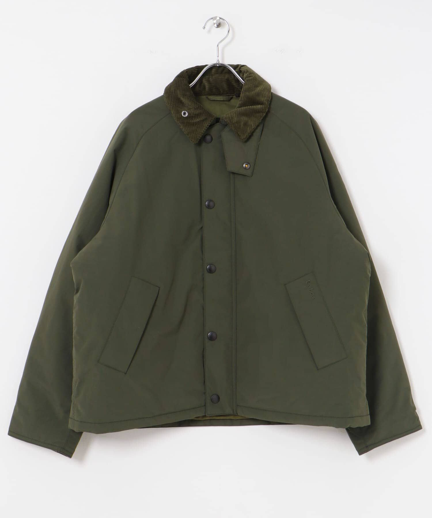 URBAN RESEARCH「Barbour　TRANSPORT CASUAL JACKET」|ダウン|オリーブ