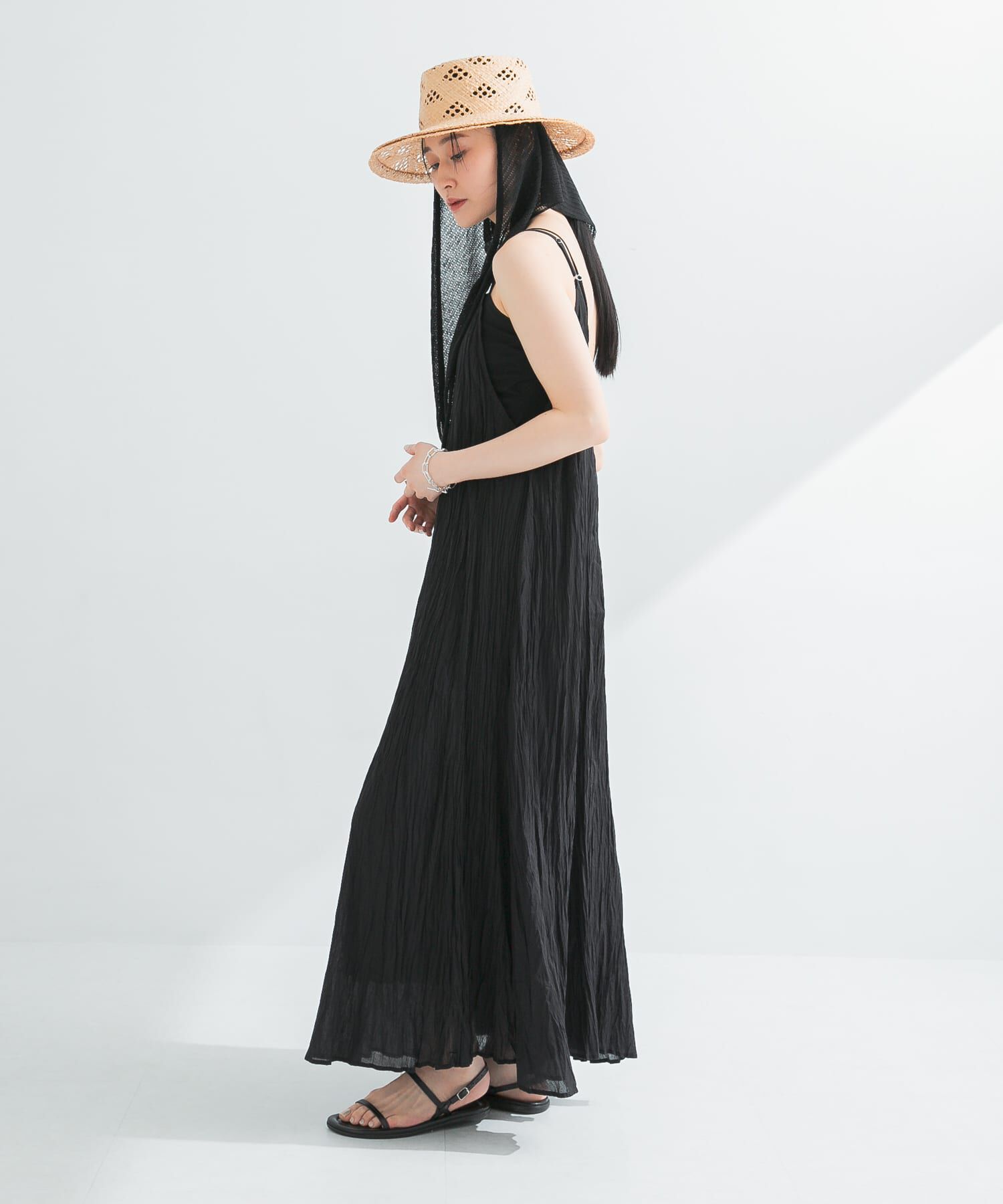 URBAN RESEARCH「コットンクリンクルキャミワンピース」|ワンピース|