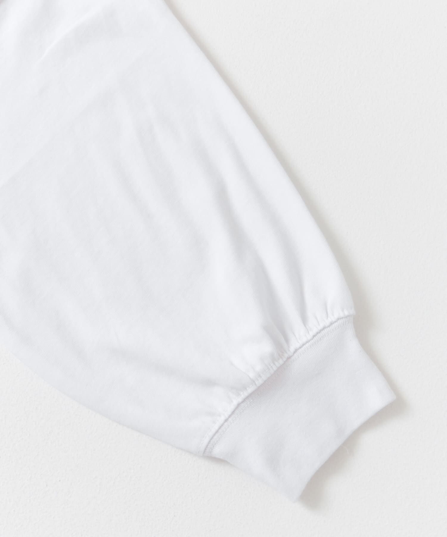 URBAN RESEARCH DOORS「FORK&SPOON　ハイツイストコットンギャザースリーブTシャツ」|Tシャツ・カットソー|