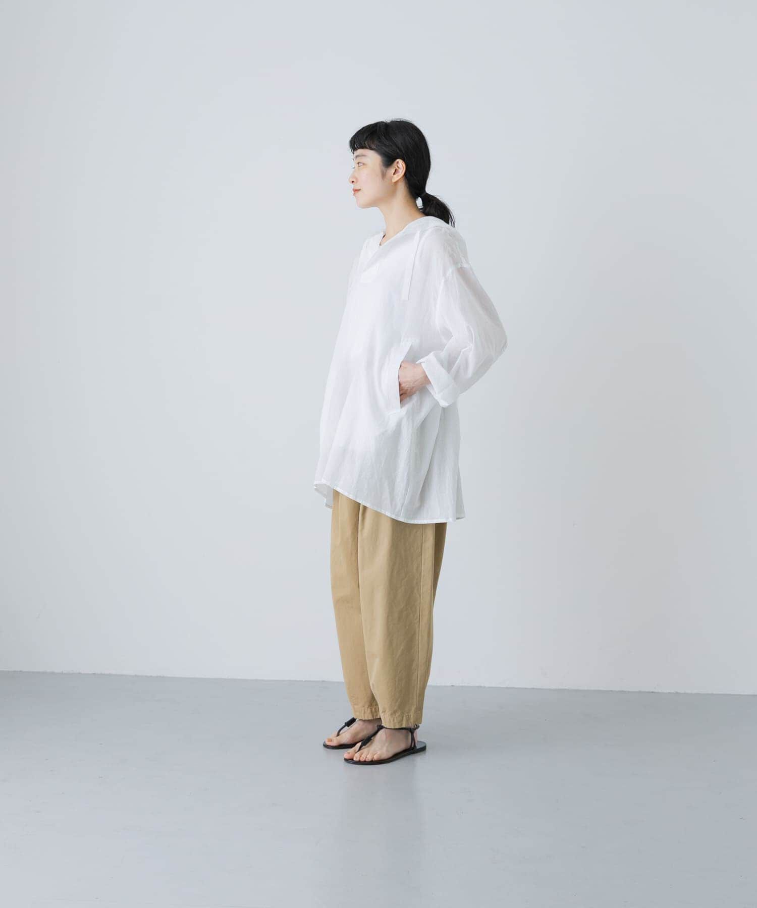 かぐれ「シアーフーディチュニック」|シャツ・ブラウス|