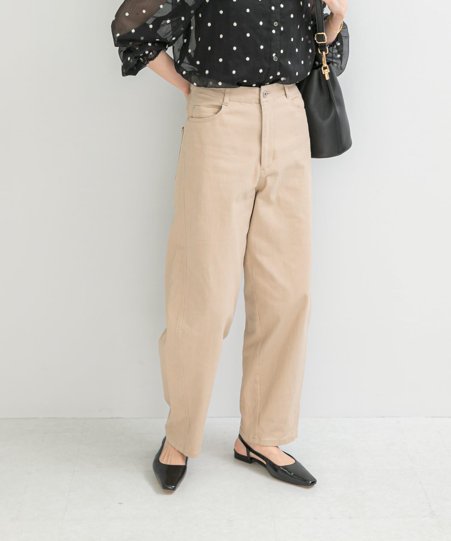 URBAN RESEARCH ROSSO「ツイルバレルパンツ」|その他|ベージュ系その他