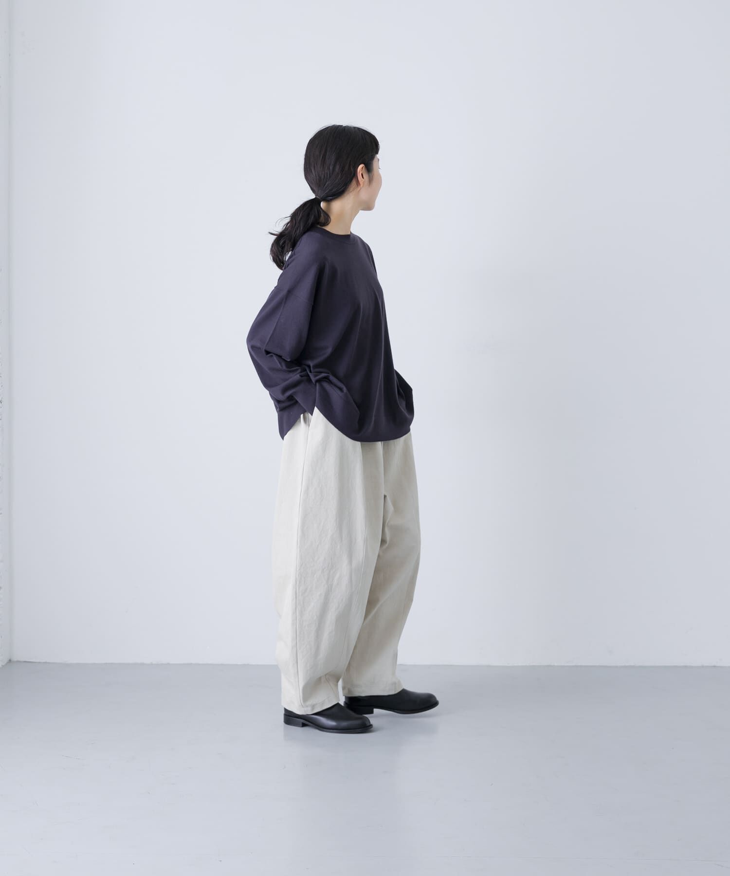 かぐれ「ウールハイゲージクルーネック」|ニット・セーター|