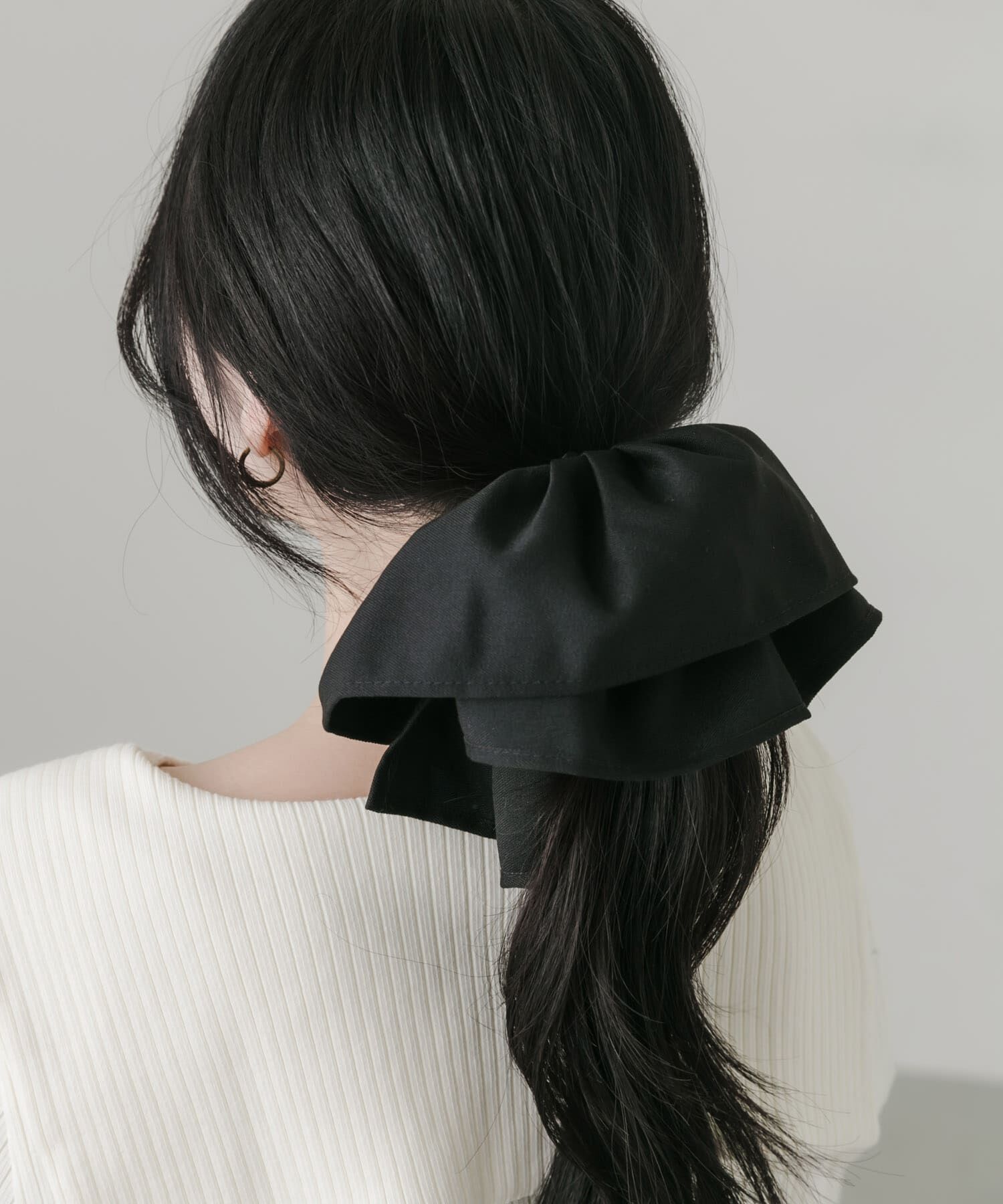 SMELLY「フリルボリュームシュシュ」|ヘアゴム・シュシュ|