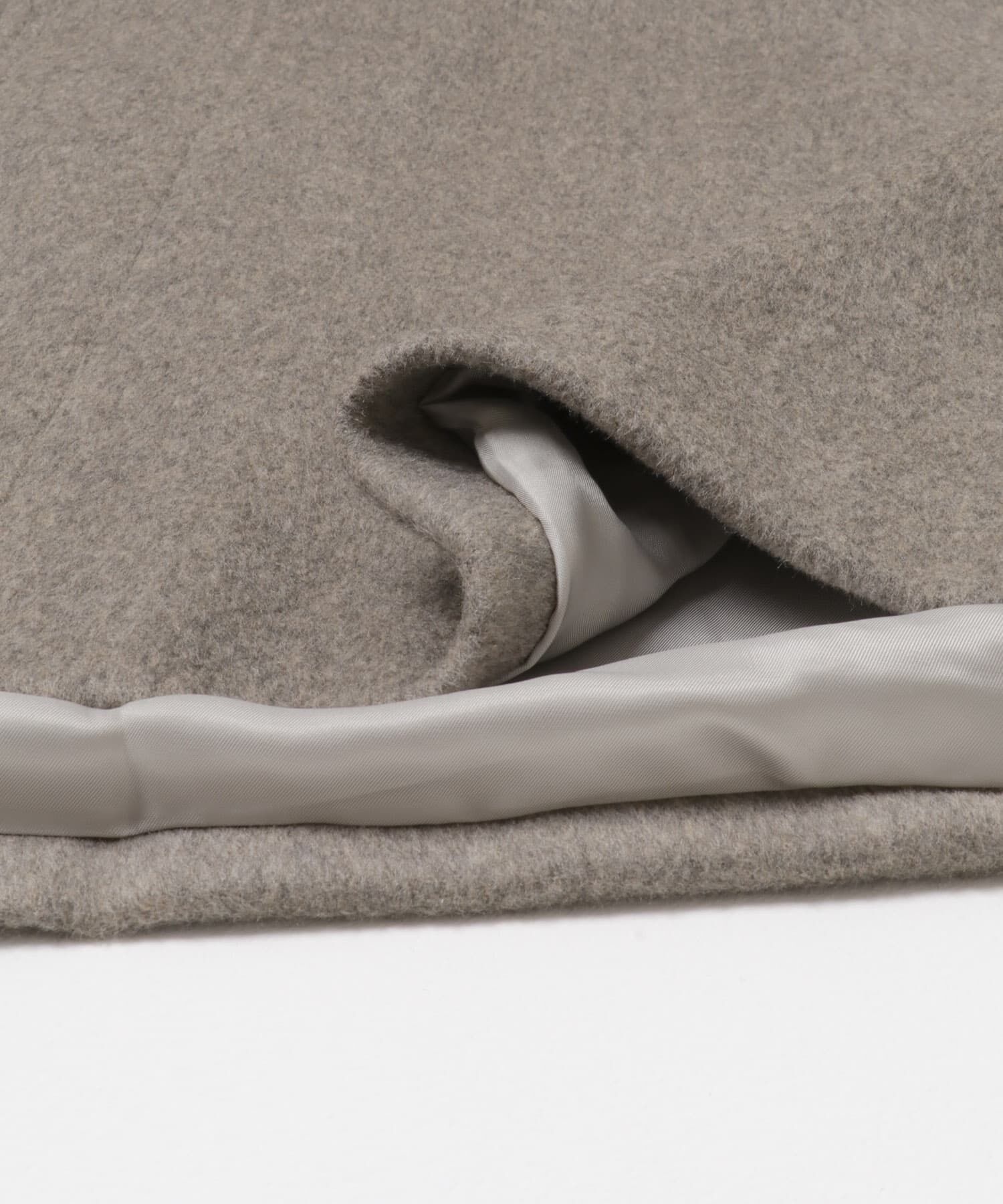 かぐれ「ウールバックタックショートコート」|ステンカラーコート|