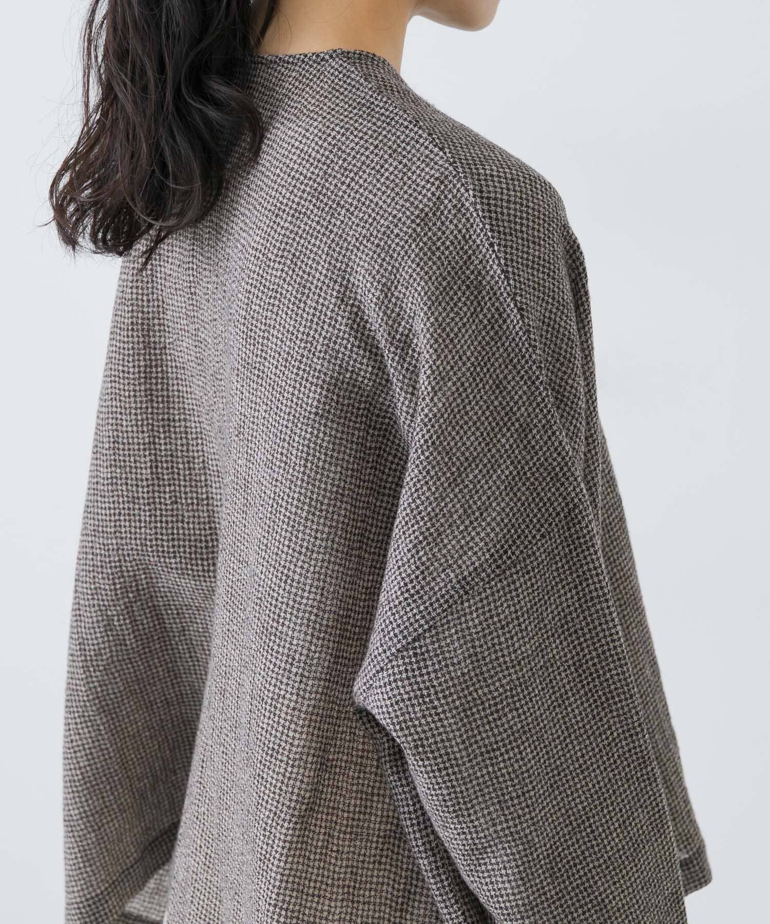 かぐれ「ウールワイドフリルプルオーバー」|シャツ・ブラウス|