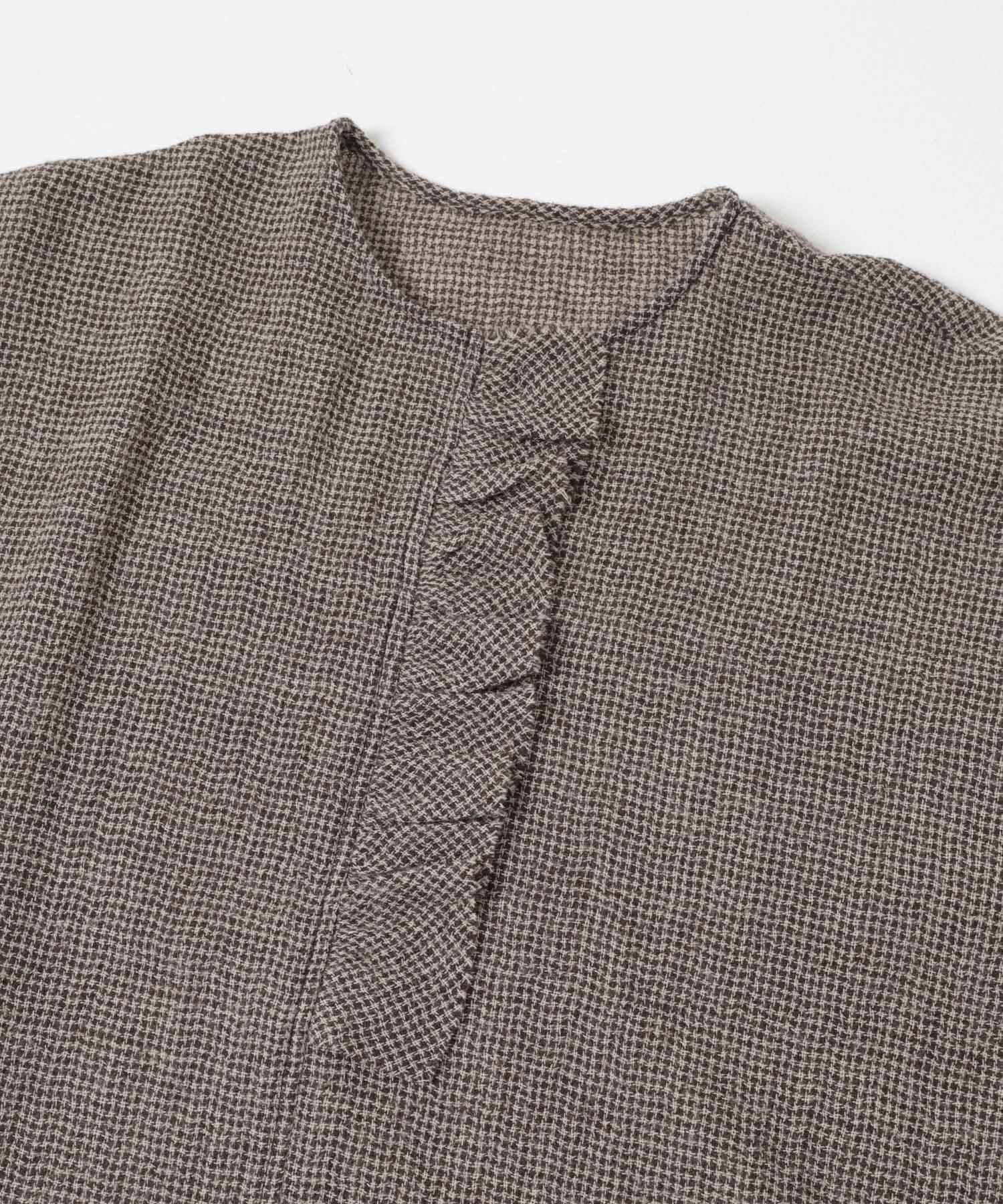 かぐれ「ウールワイドフリルプルオーバー」|シャツ・ブラウス|